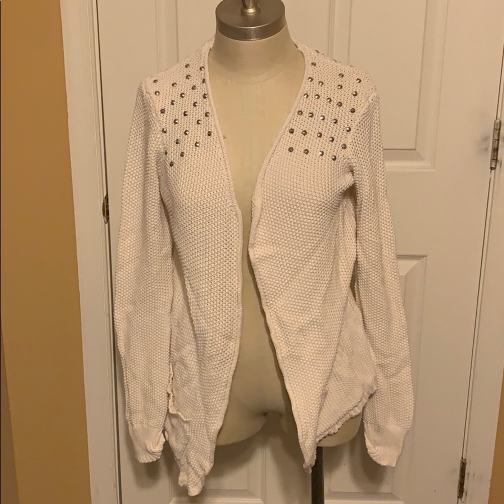 Love By Design Knitted Cardigan With Studs